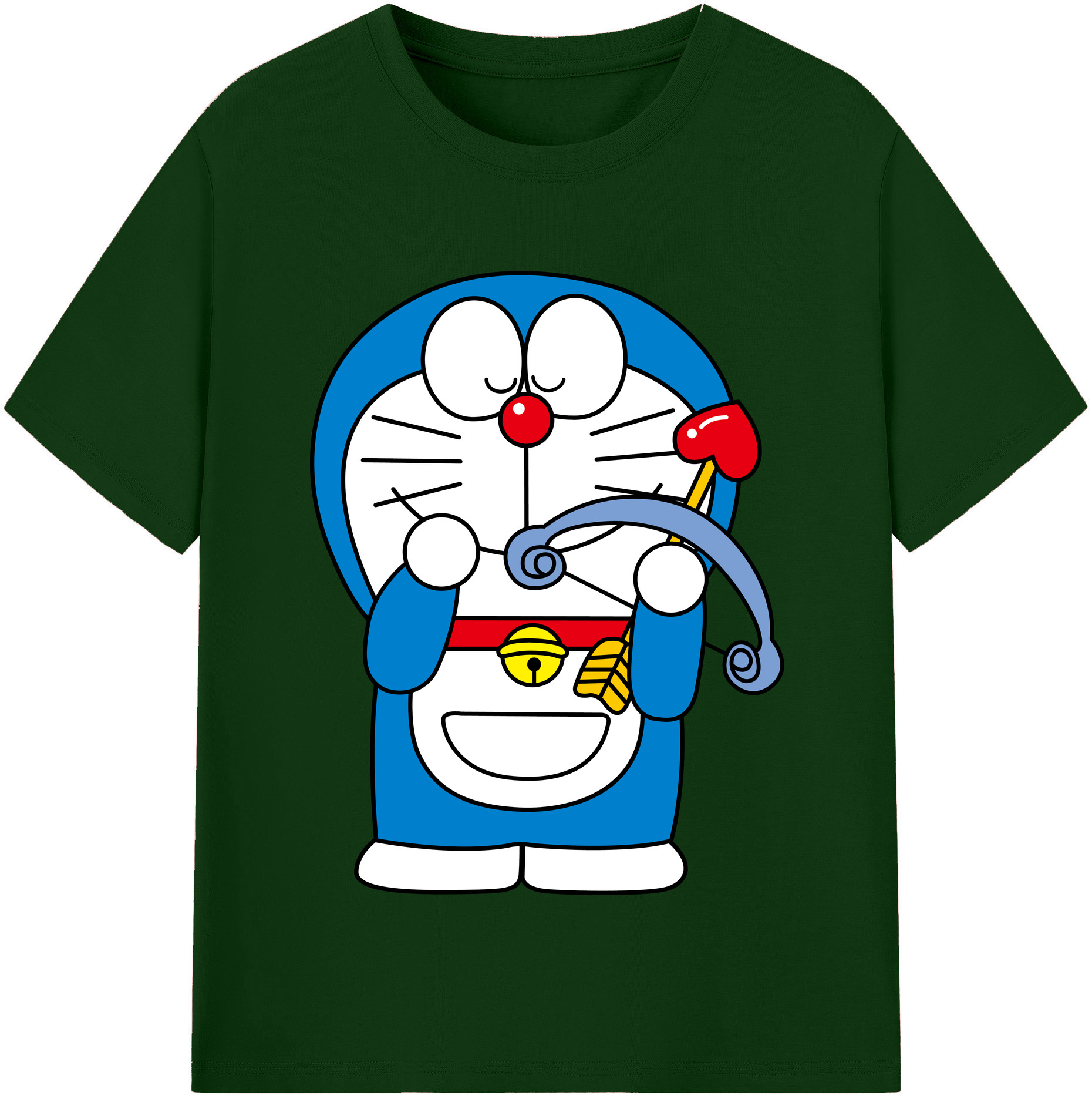 （画像用） ドラえもん Doraemon 綿100％半袖Tシャツ（フロントプリント）